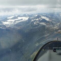 Flugwegposition um 13:37:12: Aufgenommen in der Nähe von 39041 Brenner, Autonome Provinz Bozen - Südtirol, Italien in 3441 Meter